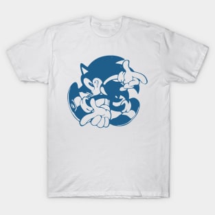 Sonic in blue T-Shirt